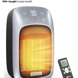 NEW Plug In Space Heater W/ Remote