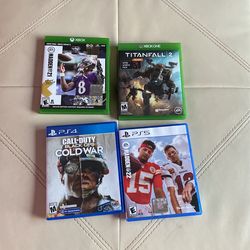Madden 22 PS5, Call Of Duty PS4, Titanfall 2 Xbox
