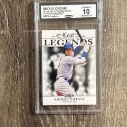 Shohei Ohtani Gem Mint 10