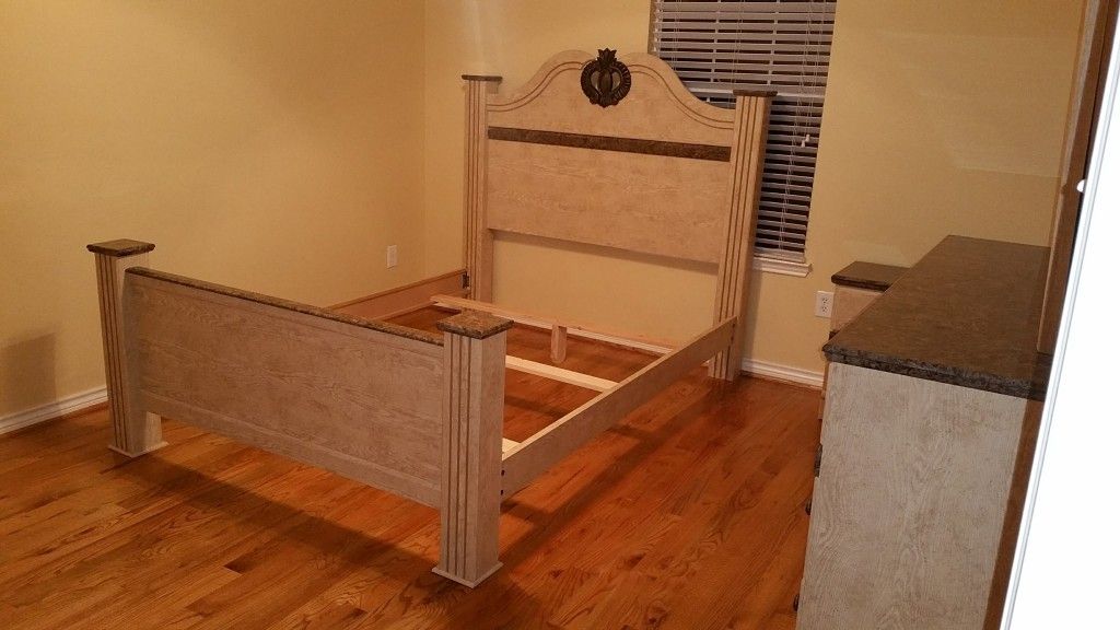 Matching Bed Frame + Night Stand + Dresser