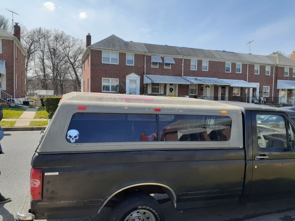 Camper for full size truck. Fiberglass