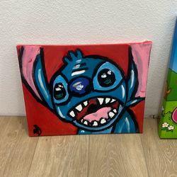 Stitch hand paint