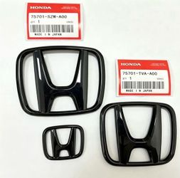 Honda Gloss Black Badges 2016-2021
