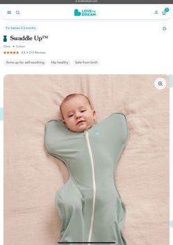 Love to Dream sleep sack size small 0.2 TOG