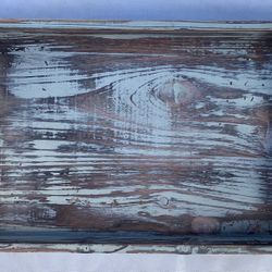 🪵 Rustic Wooden Serving Tray w/ Rope Handles