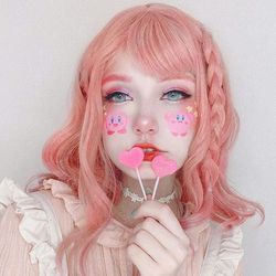 Pink Beauty Fulk Wig