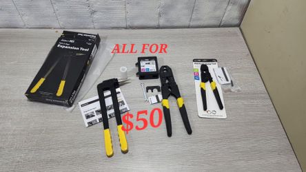 Apollo PEX Tool Set – Expansion, Crimp & Pinch Clamp – Like New – $50