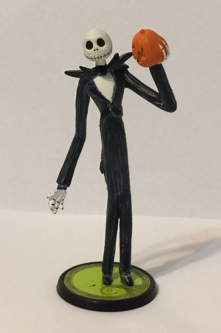 Nightmare Before Christmas Jack Skellington Holding Pumpkin 4” Figurine