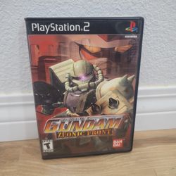 PLAYSTATION 2 GUNDAM ZEONIC FRONT (RARE ITEM)