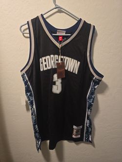 Mitchell & Ness 95-96 Georgetown University Allen Iverson Mens Size XXL Jersey