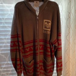 Disney Parks Knit Zip Up Spirit Jersey