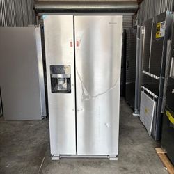 Whirlpool Side by Side Refrigerator - Stainless Steel