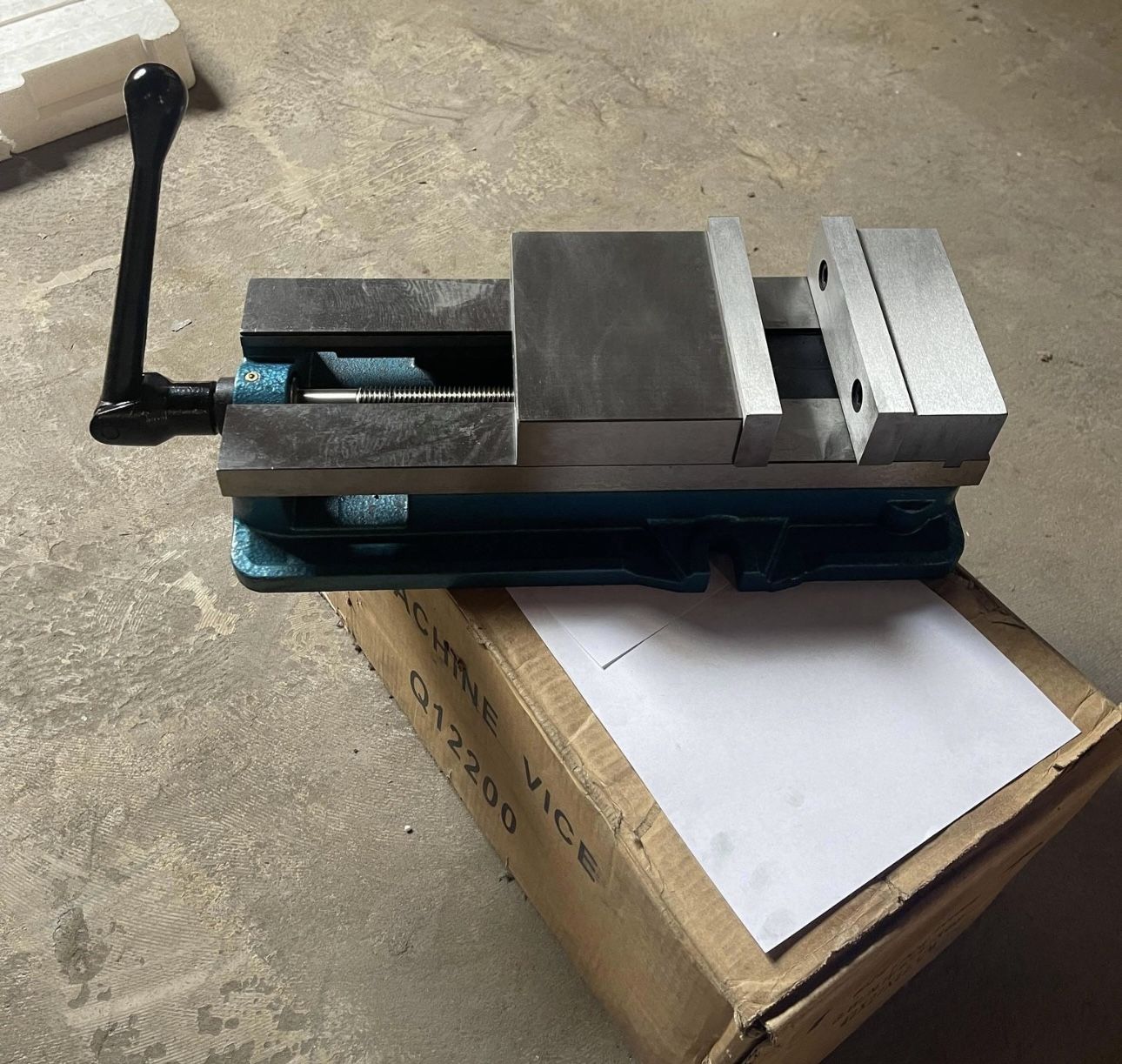 Heavy Duty LV-6X 6'' Angle Fixed Machine Vise | Precision Milling Accu Lock Clamp Vise