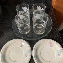 10 Piezas De Cristalería Fina Por $10