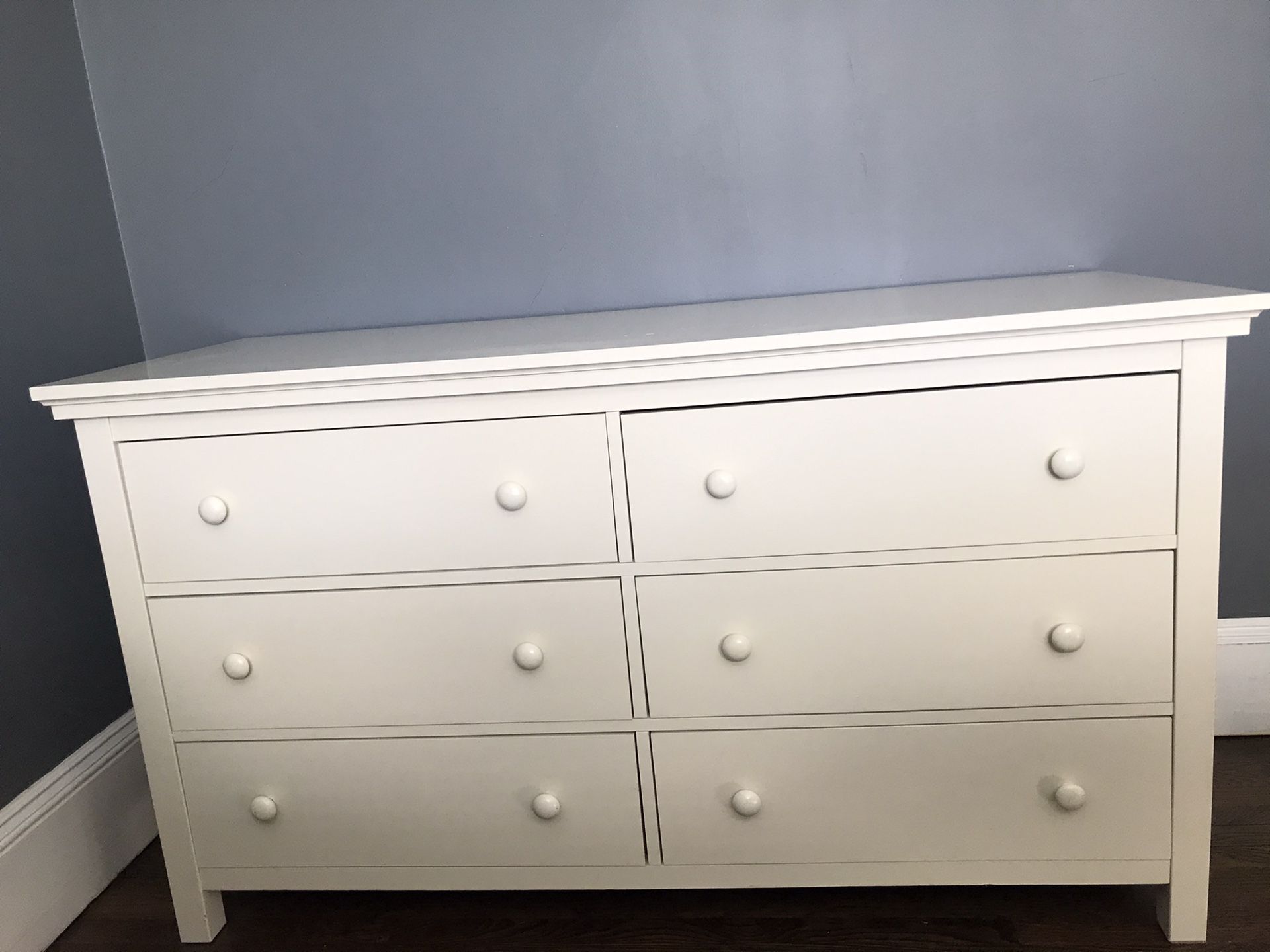 Pottery Barn kids 6 drawer dresser and twin bed frame