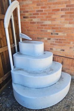 Wedding Cake Steps For Swimming Pool