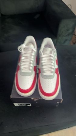 Red Pale Ivory Nike AF 1 sz 10