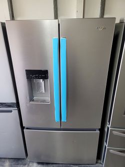 New OPEN Box Whirlpool Stainless Steel French Door Refrigerator