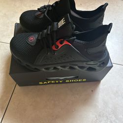 S@fety Sneakers with Steel Toe | Size 10 |