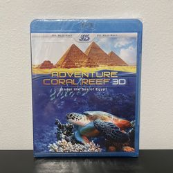 Adventure Coral Reef 3D Under The Sea Of Egypt 3D Blu-Ray + 2D Blu-Ray NEW