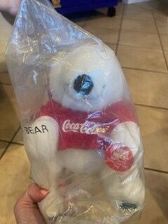 Coca-Cola musical Bear stuffed animal