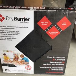 Dry barrier subfloor
