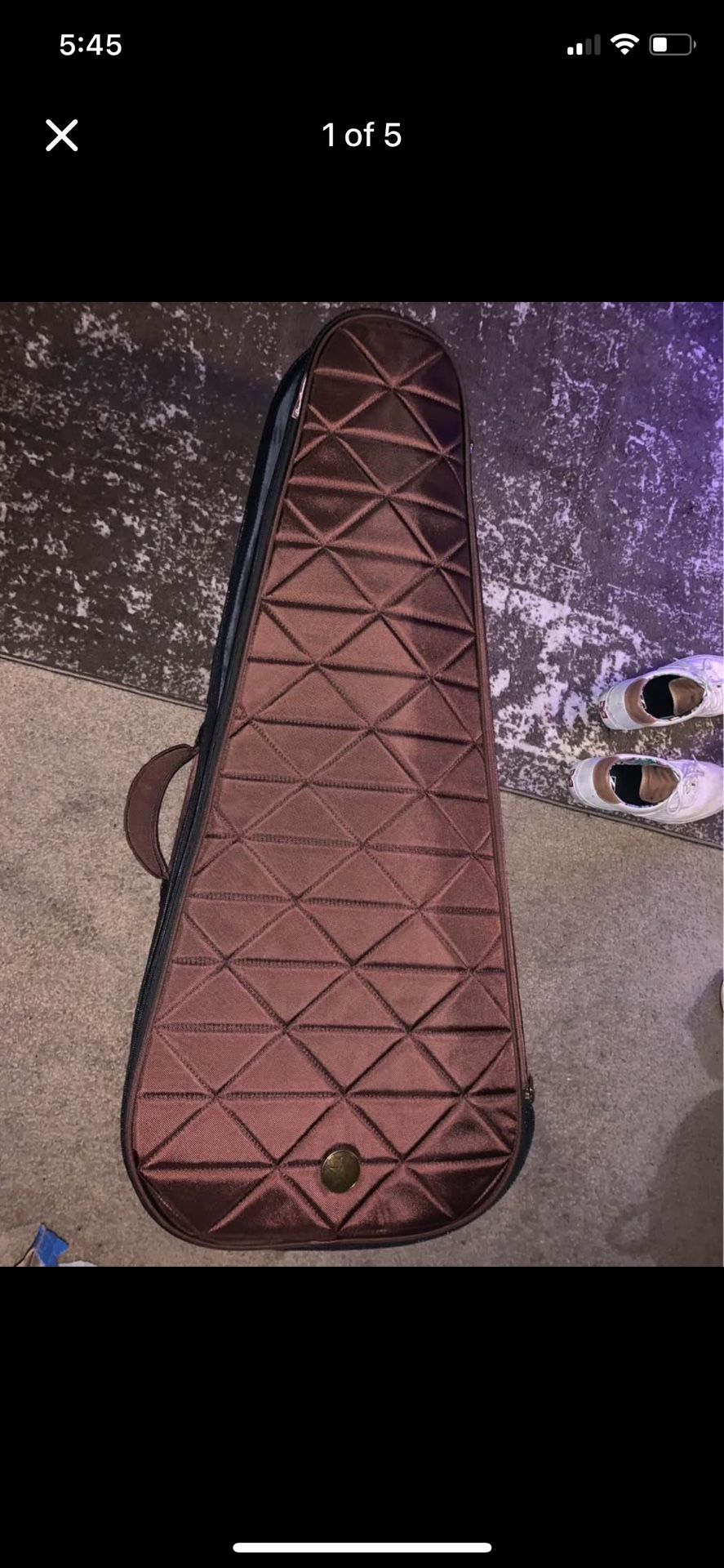 Guitar Cushioned Hard Gig Case From Road Runner