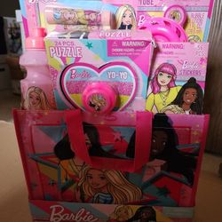 Barbie Tote Bag Gift Set bundle of stuff!