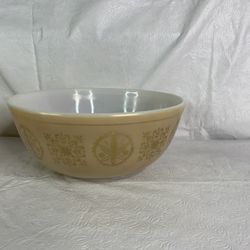 Rare vintage Pyrex promotional hex sign gold 1958 4 quarts