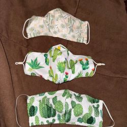 cactus face masks lot