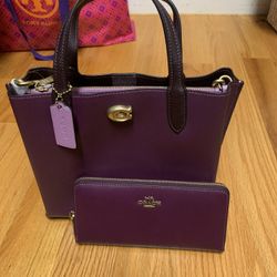 New Coach handbag and wallet 