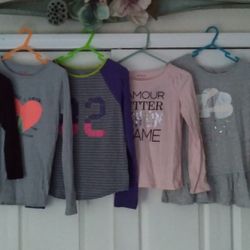 Girls Long  Sleeve Shirts Size 14/16  Lot