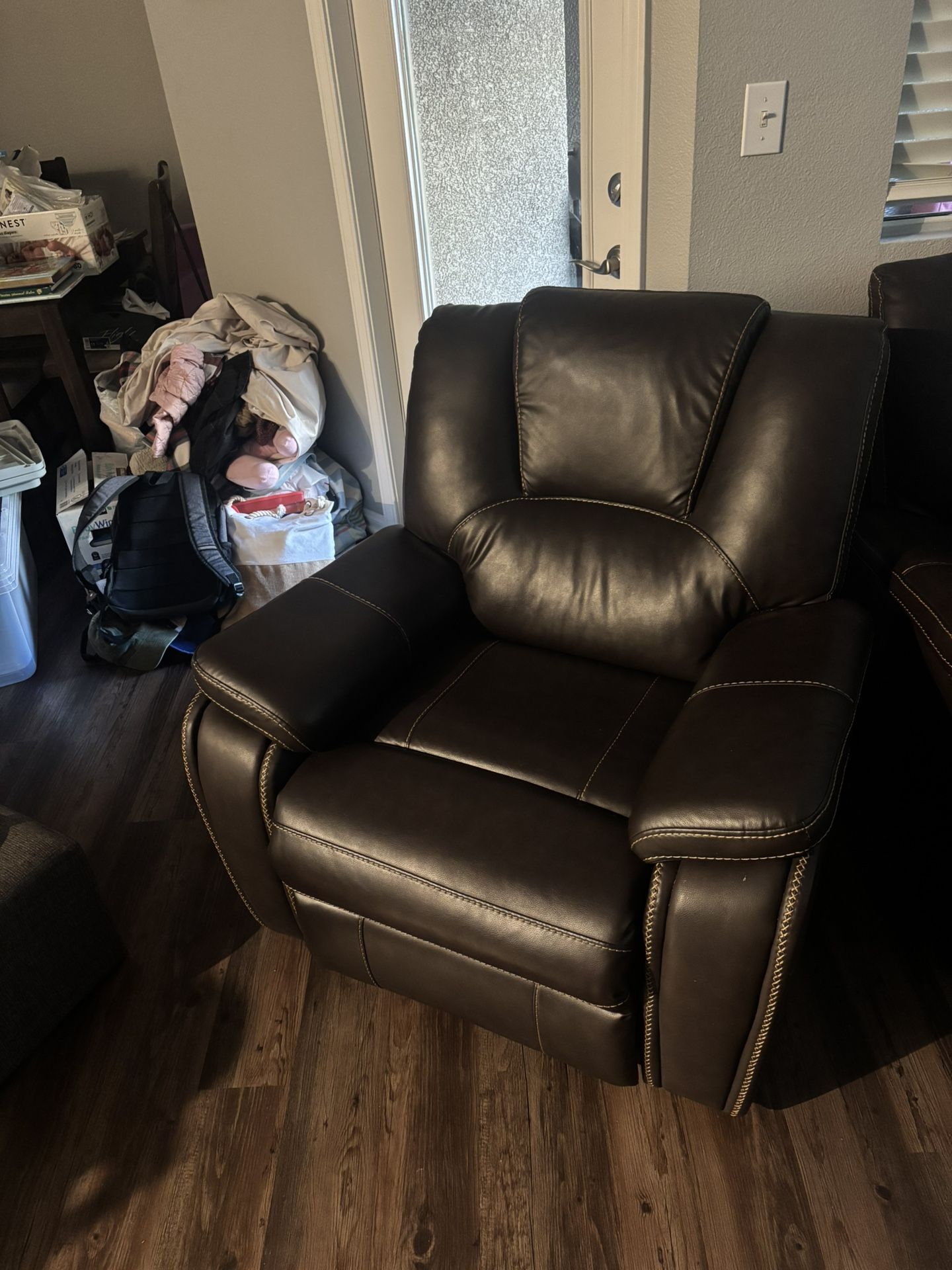 Brown Leather Couches