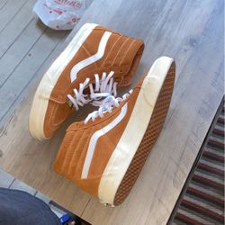 VANS BROWN SHOES SAMPLE SIZE