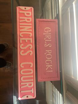 Room decor signs