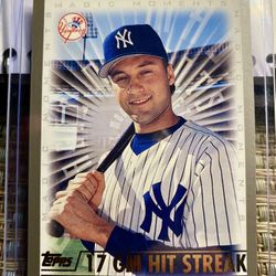 2000 Topps Derek Jeter 17 GM Hit Streak