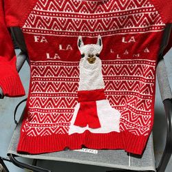 Llama Christmas Sweater