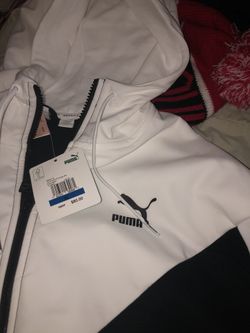 NEW, NEVER WORN zip up puma hoodie