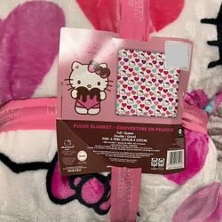 Hello Kitty Valentines Day Blanket