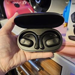 Open Ear Headphones, Bluetooth Headphones 5.3 Sports with Smart Digital Display, 36H Playtime, IP54 Waterproof, Wireless Earbuds Lightweight Design Fi