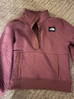The North Face Snap-Neck Pullover Sweatshirt size 12