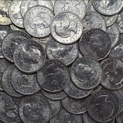 Susan B. Anthony Random Roll $1 Dollar Coins ($25FV)