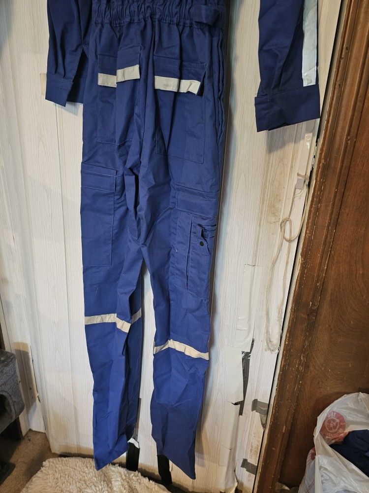 2 EMT MEDICAL GRADE LARGE BLUE COVERAL NWT