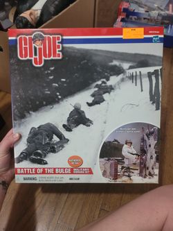 G.I. Joe Battle of the Bulge Diorama Set (1:6 Scale) – Sealed / New – WWII Display