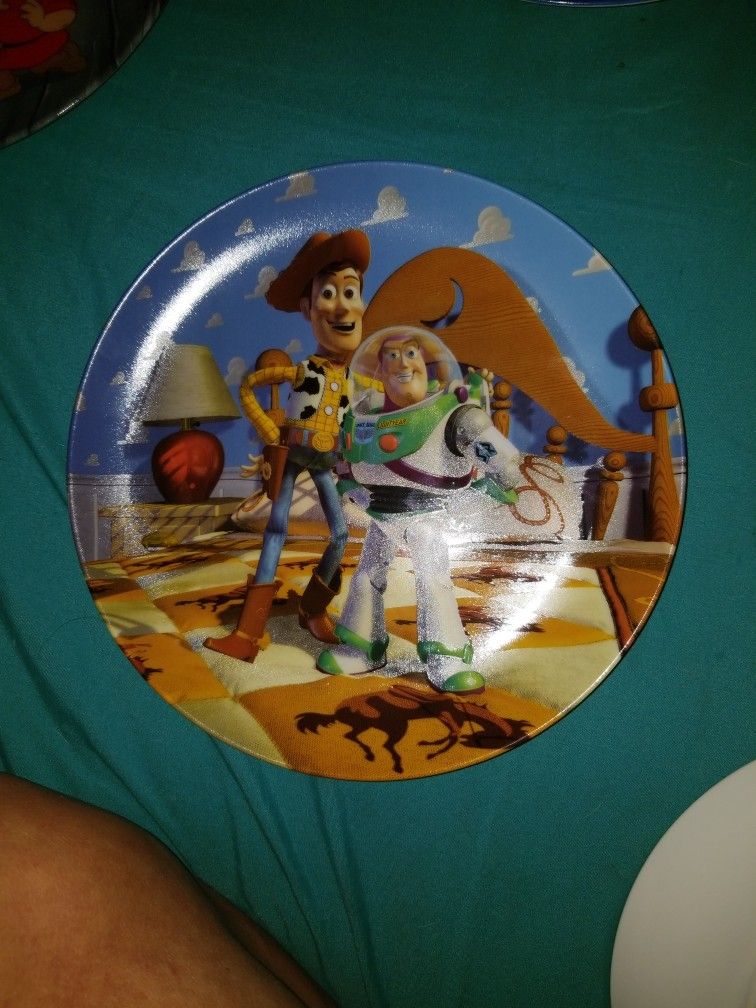 Bradford exchange toys story collectible plate number 4321 a rare numbers