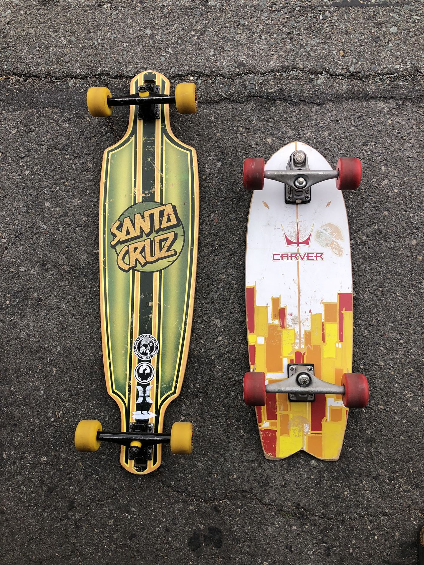 Carver And Longboard Skateboards