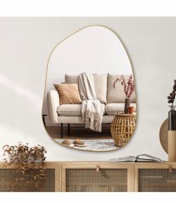 PERFNIQUE Irregular Wall Mirror Asymmetrical Mirror