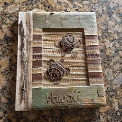 handmade Hawaiian photo album crafted from natural organic materials such as banana leaves and lauhala. $25 Or Best Offer 