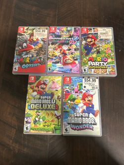 Nintendo Switch Games (read description)