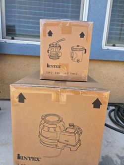 Brand New 12in Intex Above Ground Pool Sand Filter